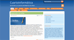 Desktop Screenshot of cuartoinformatica.tecnojulio.com